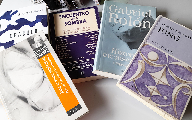 Libros de referencia del enfoque clínico de María Cristina Urra: Jung, Viktor Frankl, Gabriel Rolón